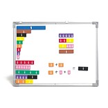 NEW LER 0611 51 Pieces Learning Resources Magnetic Rainbow Fraction Tiles 