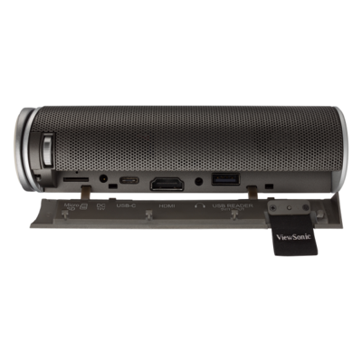 ViewSonic Portable M1+  Wireless DLP LED Projector, Gray