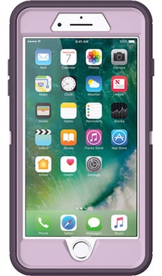 OtterBox Defender Series Case for iPhone 8 Plus/7 Plus, Purple Nebula (77-56827)