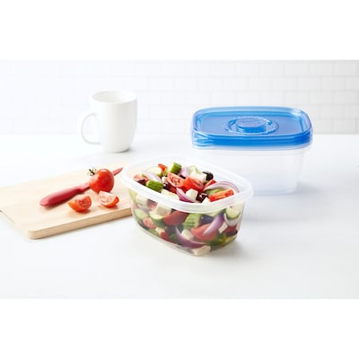 Glad® Deep Dish Containers and Lids (3 Pack), 64 oz - QFC