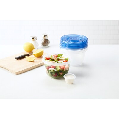 Glad® To Go Lunch Containers, 32 Oz., 4/Pack (78404)