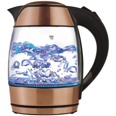 Brentwood Kt-1960rg 1.8-liter Electric Glass Kettle With Tea Infuser