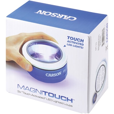 Carson Optical MagniTouch Touch Activated 3x Magnifier, (MT-33)