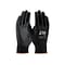 G-Tek 33-B125 Polyurethane Coated Nylon Gloves, XL, 13 Gauge, Black, 12 Pairs (33-B125/XL)