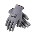 G-Tek 33-G125 Latex Coated Polyurethane Gloves, Small, 13 Gauge, Gray, 12 Pairs (33-G125/S)