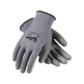 G-Tek 33-G125 Polyurethane Coated Nylon Gloves, Small, 13 Gauge, Gray, 12 Pairs (33-G125/S)