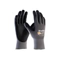 MaxiFlex Endurance Seamless Knit Nylon Glove, Nitrile Coated, Gray/Black, X-Large, 12 Pairs (34-844/