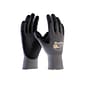 MaxiFlex Endurance Seamless Knit Nylon Glove, Nitrile Coated, Gray/Black, X-Large, 12 Pairs (34-844/XL)