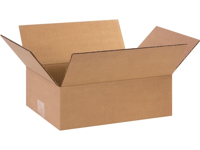 Coastwide Professional™ 12 x 9 x 4, 32 ECT, Shipping Boxes, 25/Bundle (CW57270U)