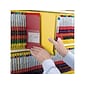 Smead Pressboard End Tab Classification Folder, 2-Divider, 2" Expansion, Legal Size, Yellow, 10/Box (29789)