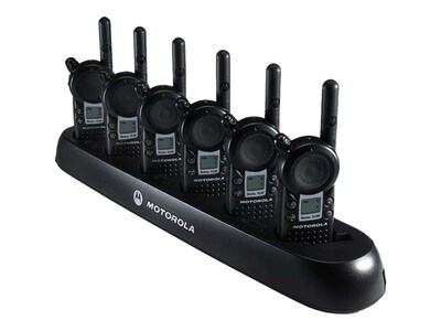 Motorola 6 Slot Charging Station for Motorola CLS, Black (56531)