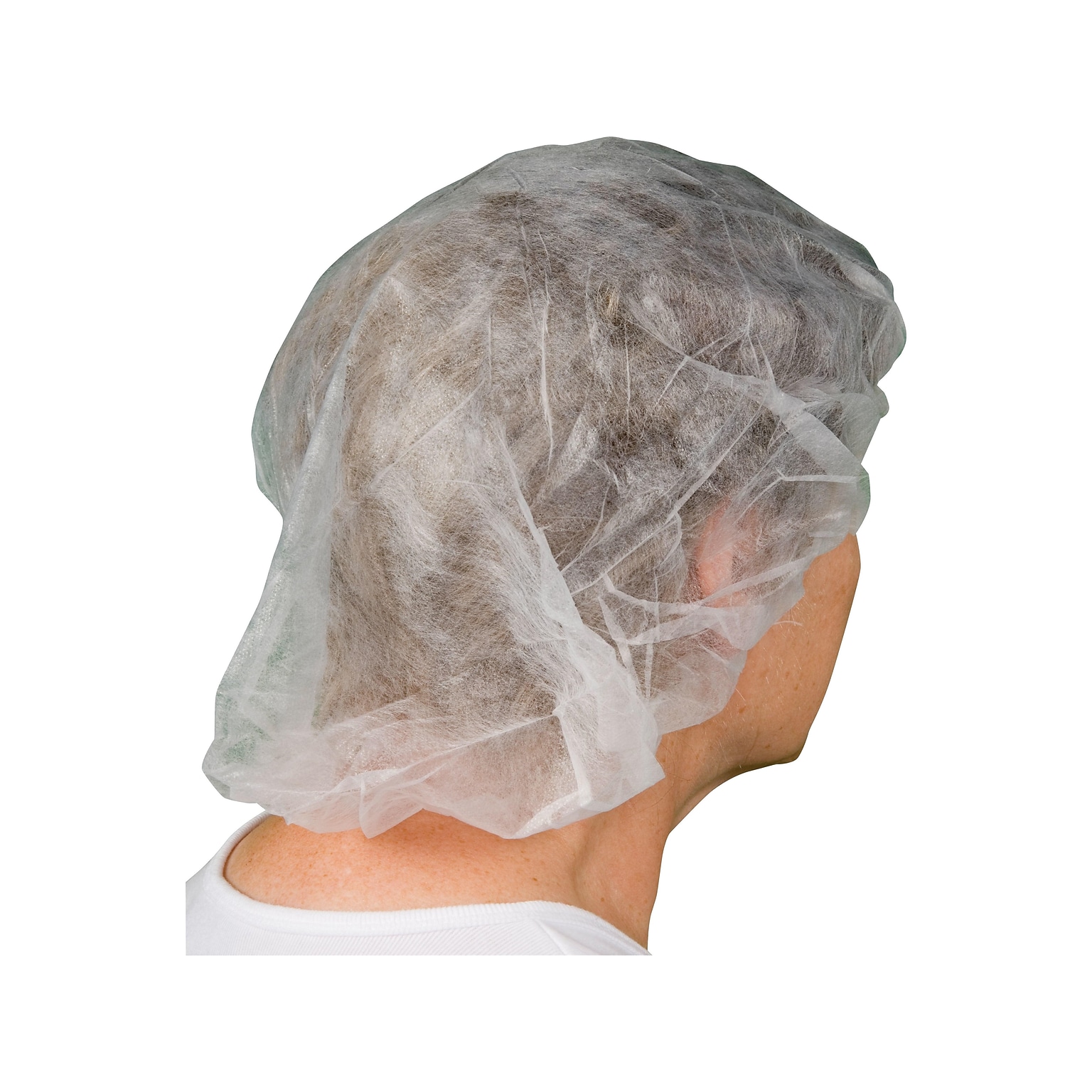 Ambitex BC Series Polypropylene Hair Nets, White, 1000/Carton (BC21/1000)