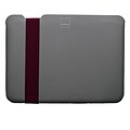 Acme Made Skinny StretchShell Neoprene Laptop Sleeve for 12.9 Laptops, Grey/Fuchsia (AM10551)