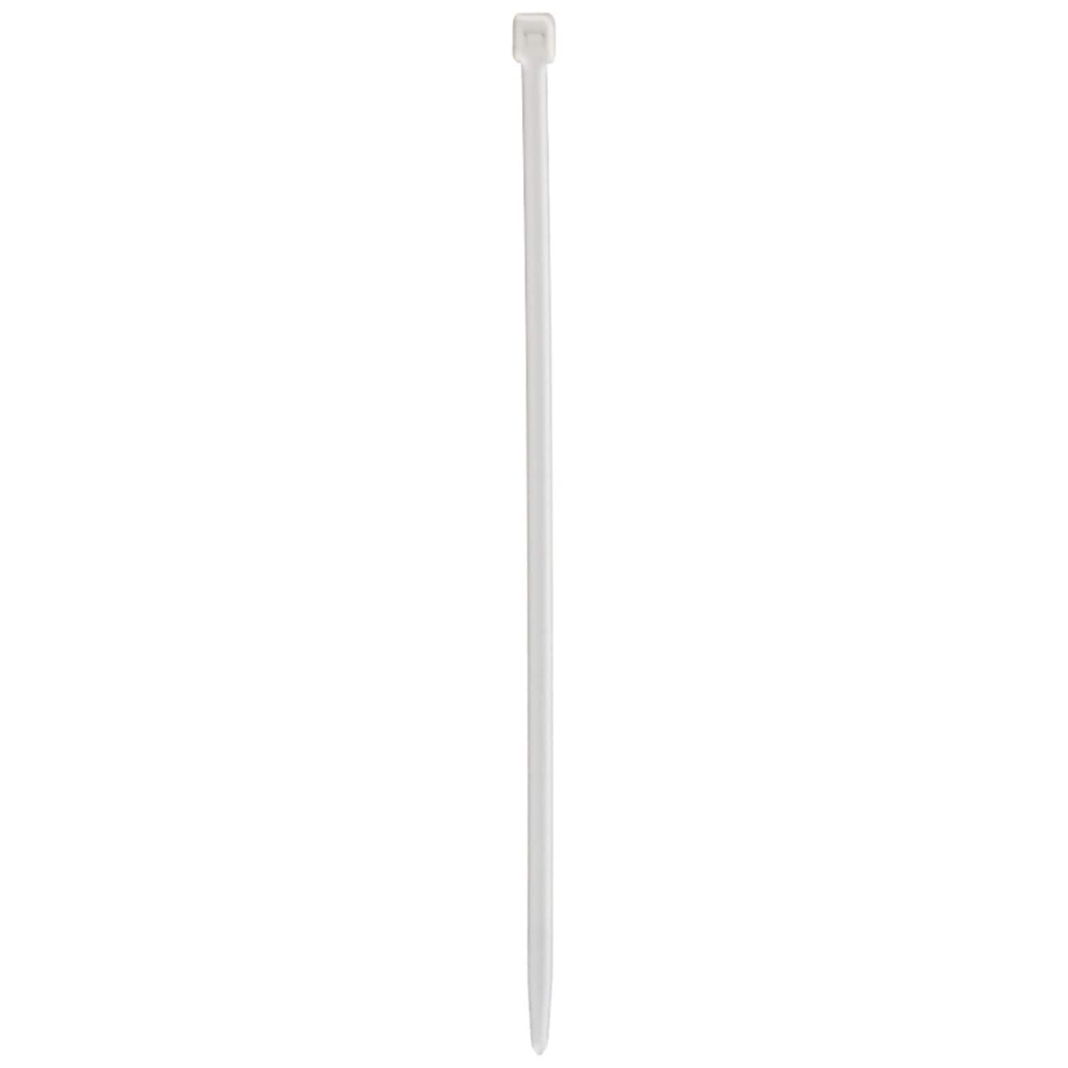 Eagle Aspen 501028 Temperature-rated Cable Ties, 100 Pk (white, 7.5)