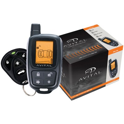 Avital 3305l Responder 2-way Security System with 4-button LCD Remote