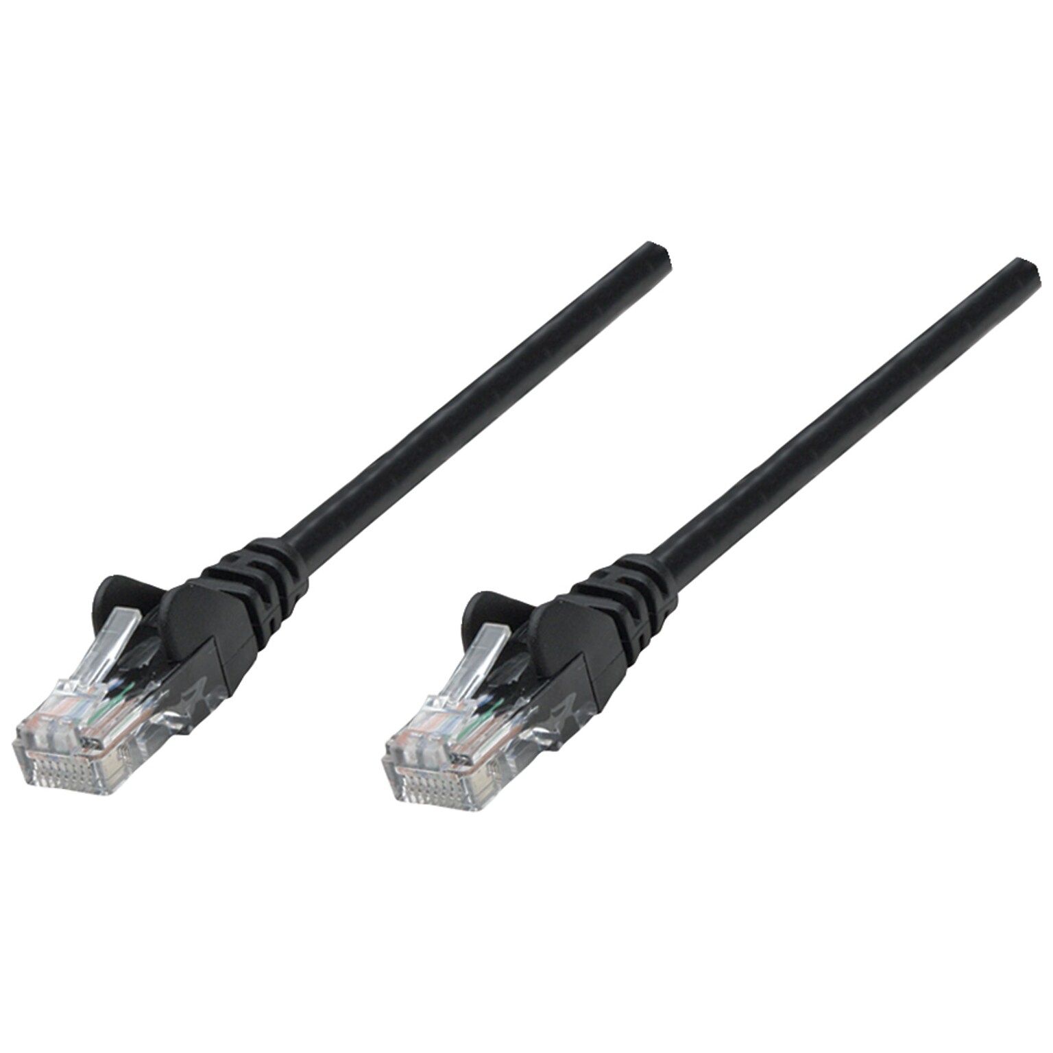 Intellinet Network Solutions CAT-5E UTP 3 Foot PVC Patch Cable, Black (320740)