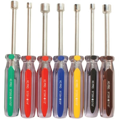 Kc Professional 97297 7-piece Hollow-shaft Nut Driver Set