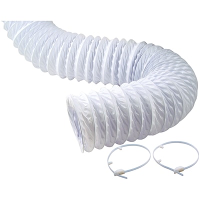 White 5 Vinyl Vent Duct Kit (1307)