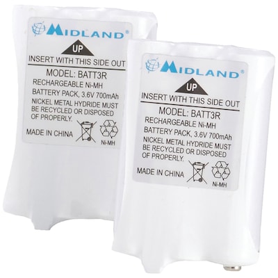 Midland Avp14 2-way Radio Rechargeable Battery Pack, 2 Pk