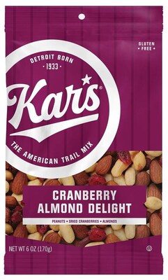 Kars Fresh Harvest Cranberry Almond Delight, 6 oz., 12/Carton