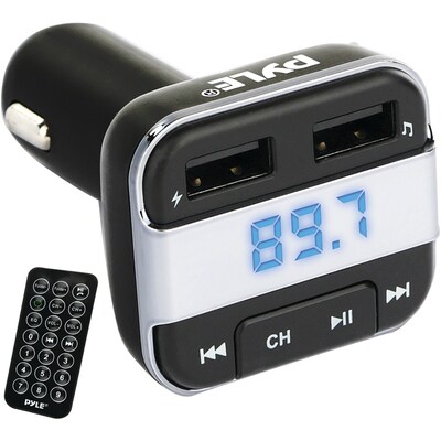 Pyle Pbt90 3-in-1 Bluetooth Vehicle FM Transmitter Charger Kit