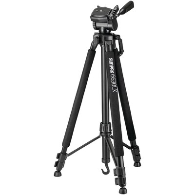 Sunpak 620-663lx 6630lx 66 Photo/video Tripod with Adapters