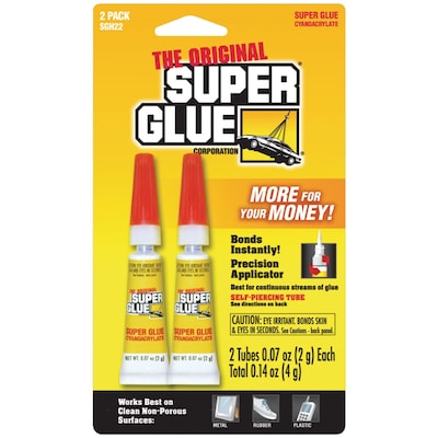 Elmer's Instant Krazy Glue All-Purpose Single Use Tube 2pk