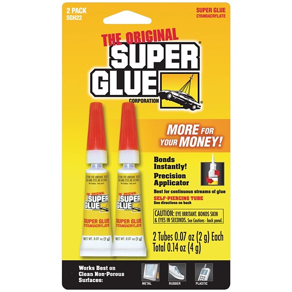 Krazy Glue Single Use All Purpose Glue, 0.5 oz., 4/Pack (KG58248SN)