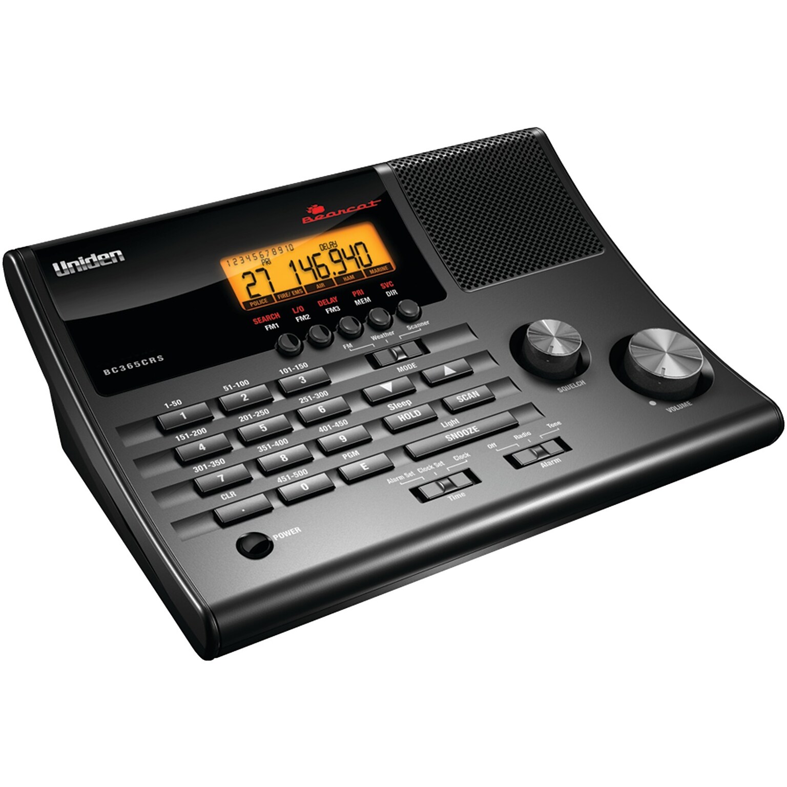 Uniden 500-Channel Scanner with Weather Alert, Black (UNNBC365CRS)