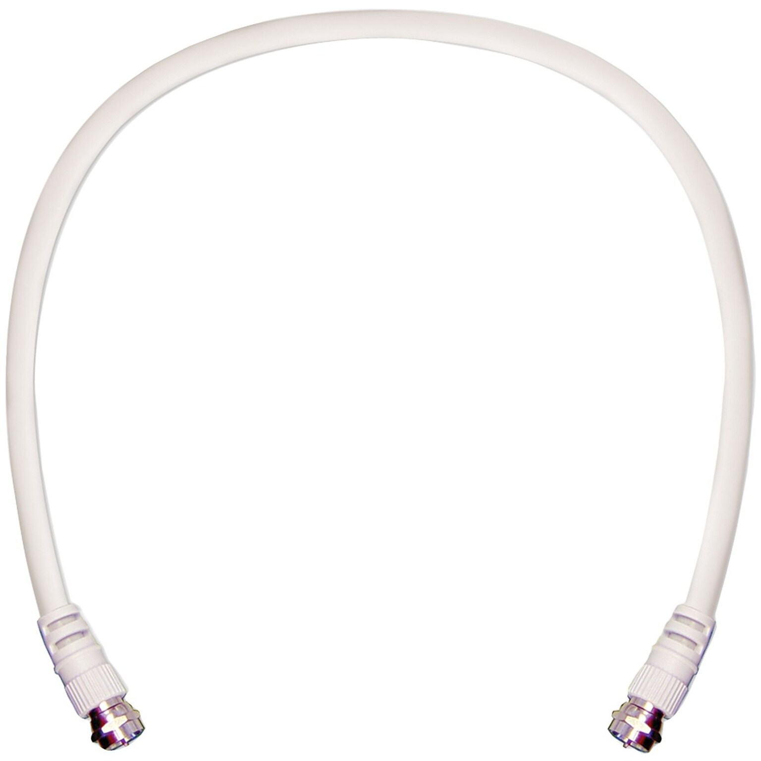 Weboost 950602 Rg6 75ohm F-male To F-male Coaxial Cable, 2ft