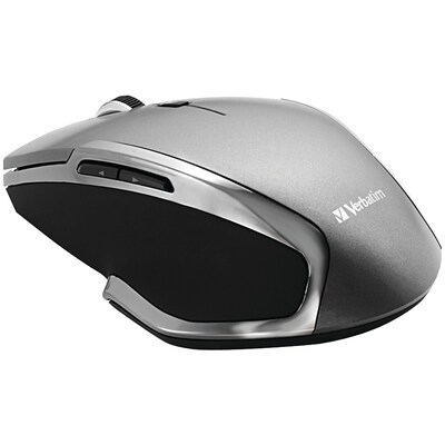 Verbatim Deluxe 98621 Wireless Blue LED Mouse, Graphite