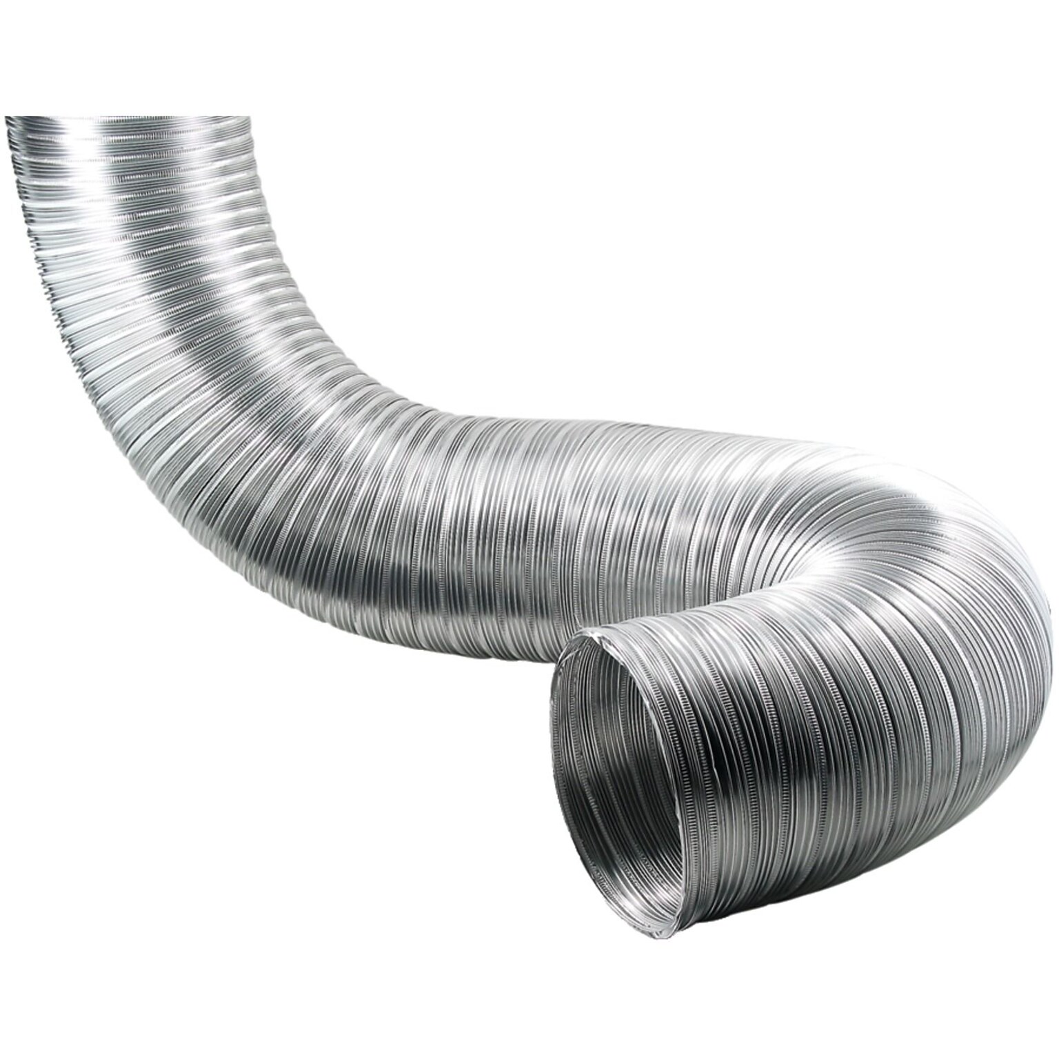 Deflecto A068/4 Semi-rigid Flexible Aluminum Duct (6 Dia X 8ft)