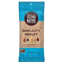 Second Nature Simplicity Medley Gluten Free Fruit & Nut Trail Mix, 2.25 oz., 12 Bags/Pack (KAR01171)