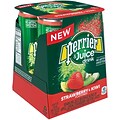 Perrier Fusions, Strawberry and Kiwi Flavor, 8.45 Fl oz Cans, 4/Pack (12397159)