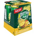 Perrier Fusions, Pineapple and Mango Flavor, 8.45 Fl oz. Cans, 4/Pack (12397131)