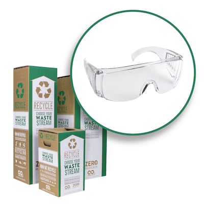 TerraCycle Protective Eyewear Zero Waste Recycling Box, Small (50942)