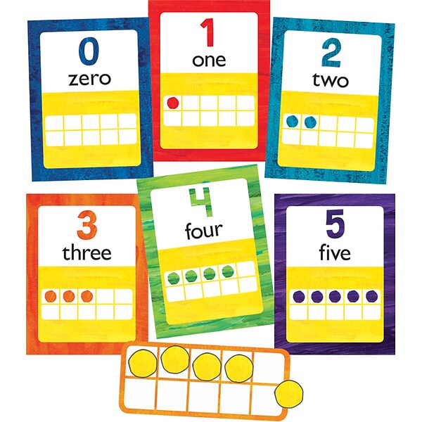Carson Dellosa World of Eric Carle™ Numbers 0-20 Bulletin Board Set (110455)