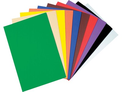 WonderFoam Sheets Craft Materials, Assorted Colors, 10/Pack (AC4318)