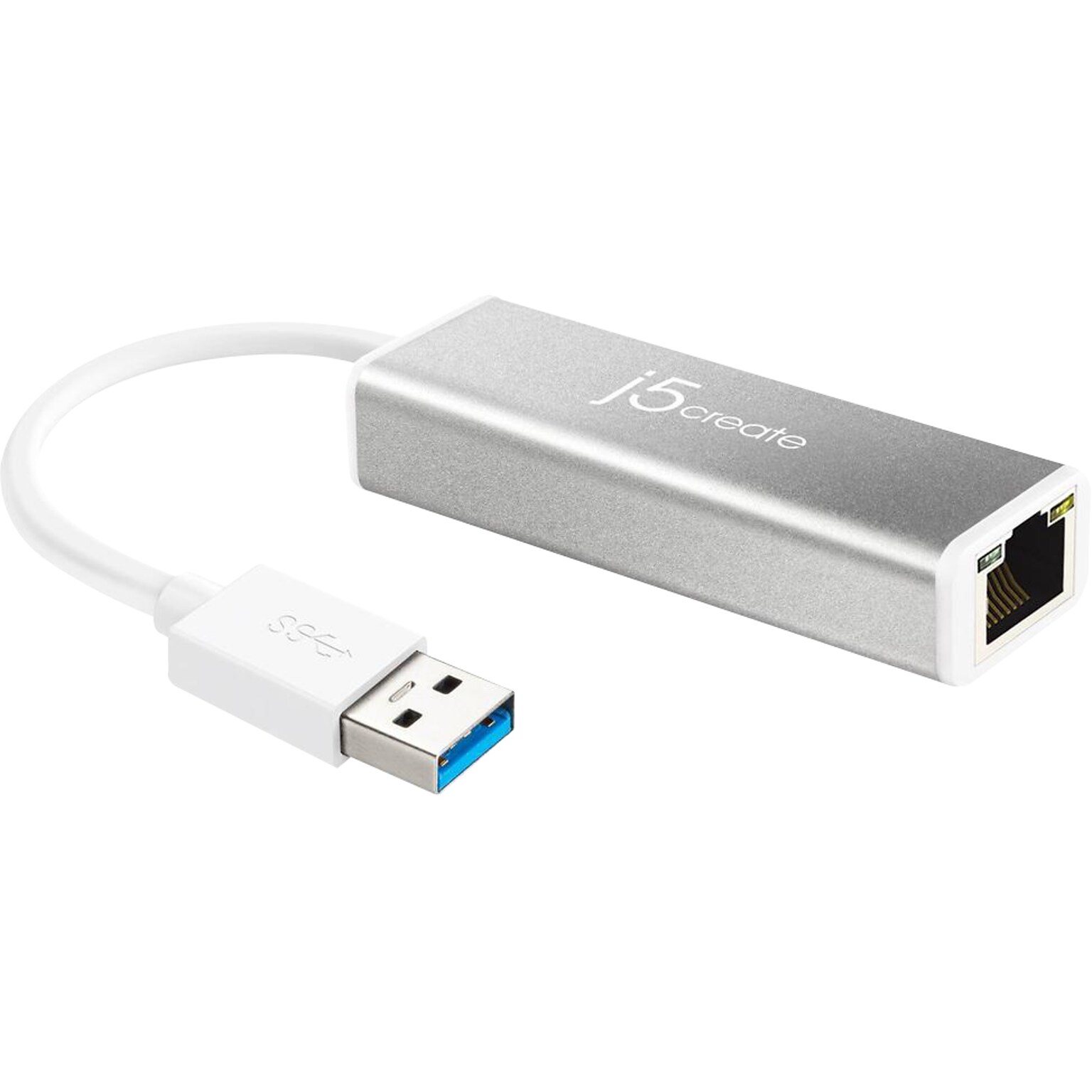 j5create USB to RJ45 Adapter, Male to Female (JUE130)
