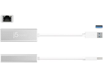 j5create USB to RJ45 Adapter, Male to Female (JUE130)