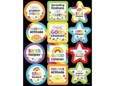 Carson-Dellosa Celebrate Learning Stickers, Multi Colors, 72/Pack (168254)
