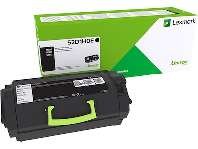 Lexmark 521HE Black High Yield Toner Cartridge, Prints Up to 25,000 Pages (52D1H0E)