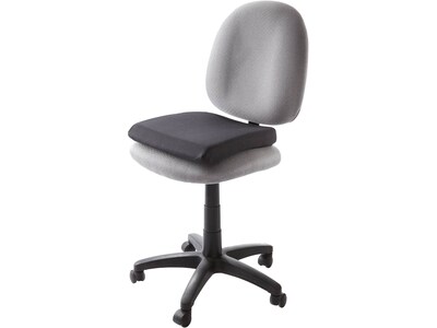 Mind Reader Memory Foam Office Chair Cushion, Black (MEMGEL-BLK)