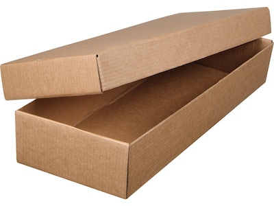 Lancaster Packaging 24L x 9.5W x 4H Shipping Box, ECT Rated, Brown (30-2571)