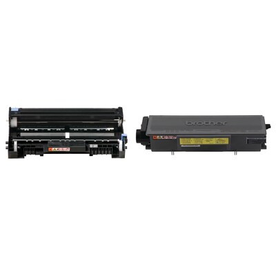 Brother Original DR620  Drum Unit and TN650 Black High Yield Original Laser Toner Cartridge Bundle