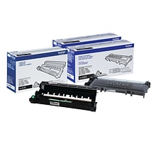 Brother Original DR630  Drum Unit and 2-Pack TN660 Black High Yield Laser Toner Cartridge