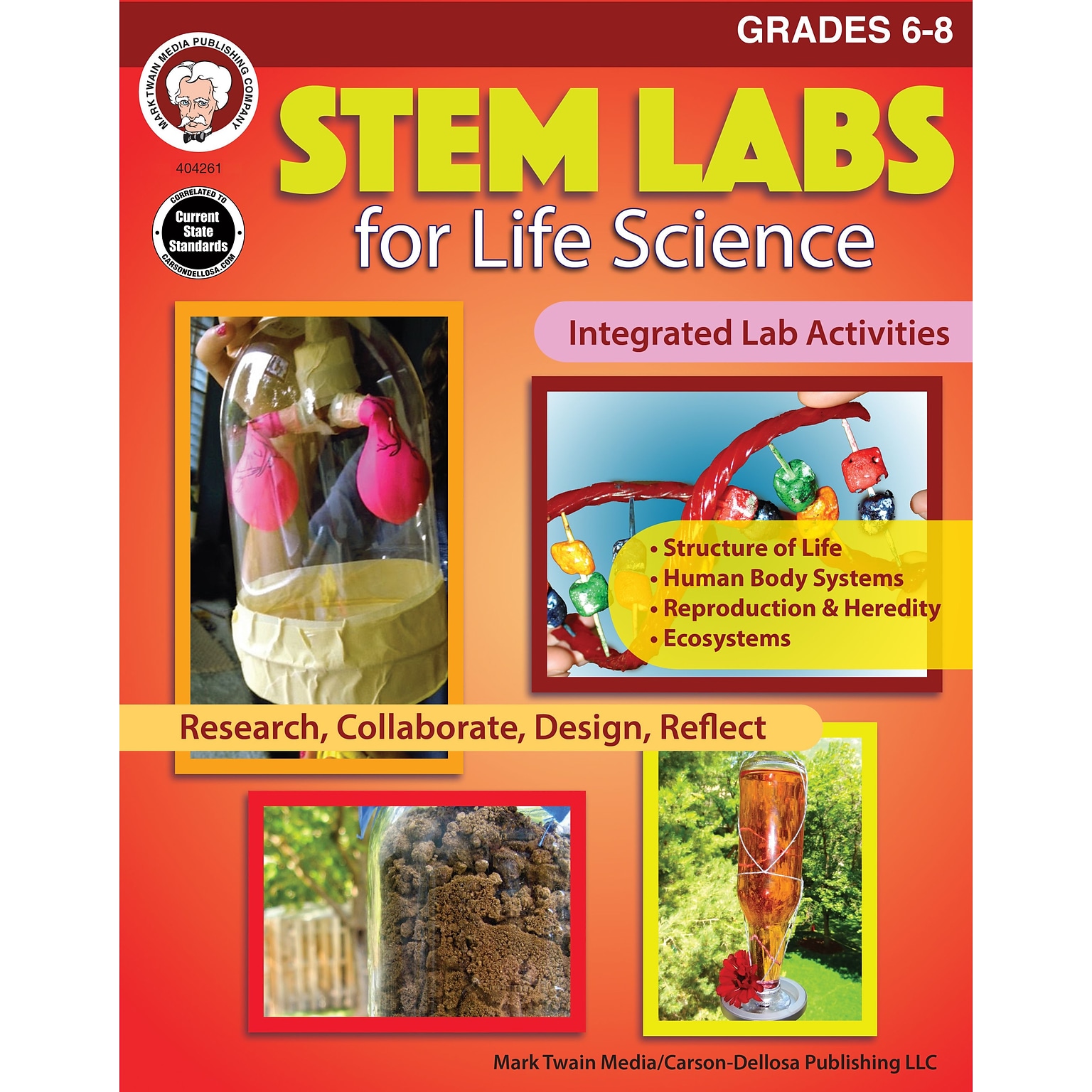 STEM Labs for Life Science, Grades 6 - 8 Paperback (404261)