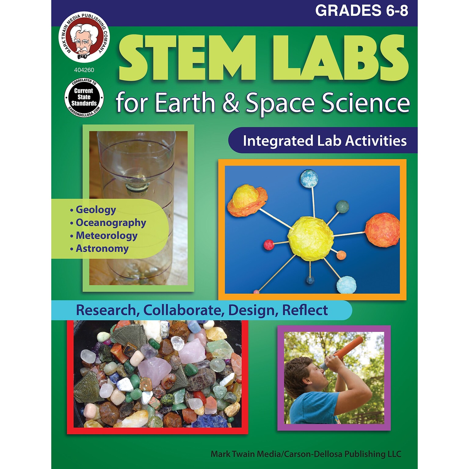 STEM Labs for Earth & Space Science, Grades 6 - 8 Paperback (404260)