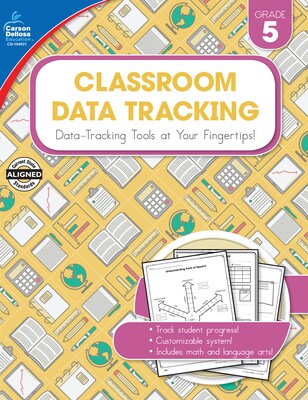 Carson-Dellosa Resource Book Classroom Data Tracking Grade 5 160 pages (104921)