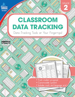Carson-Dellosa Resource Book Classroom Data Tracking Grade 2 160 pages (104918)